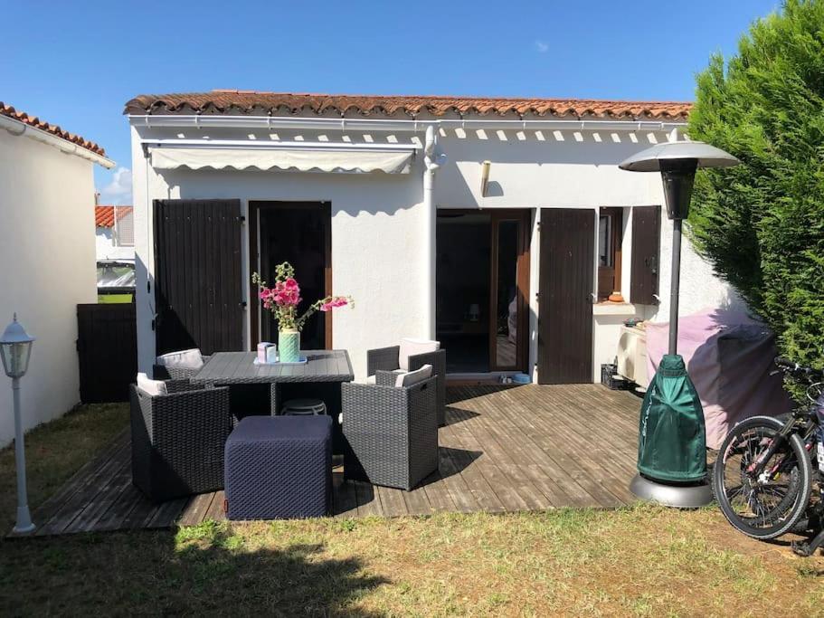 Agreable Maison, Plage A 400M, Jardin, Piscine Et Tennis Saint-Palais-sur-Mer Ngoại thất bức ảnh