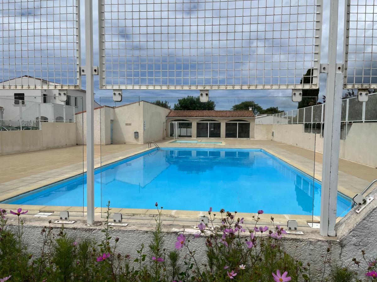 Agreable Maison, Plage A 400M, Jardin, Piscine Et Tennis Saint-Palais-sur-Mer Ngoại thất bức ảnh