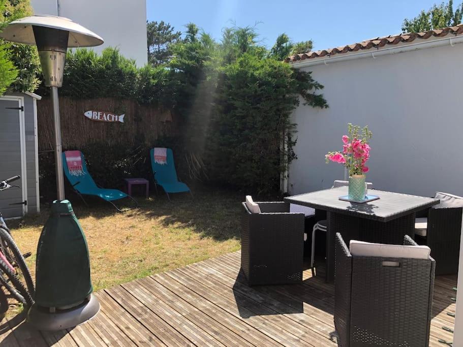 Agreable Maison, Plage A 400M, Jardin, Piscine Et Tennis Saint-Palais-sur-Mer Ngoại thất bức ảnh